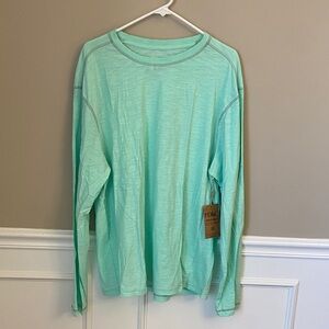 NWT Men’s Paper Denim & Cloth Mint Green Long Sleeve Shirt XXL